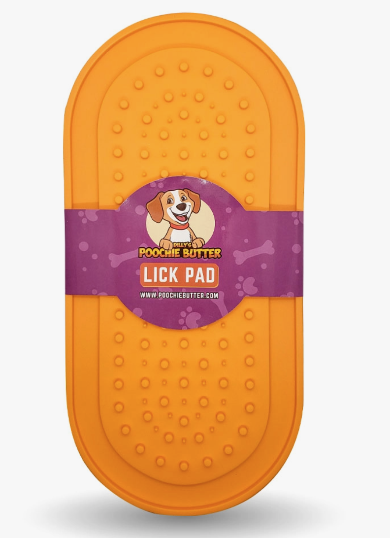 Oval Lick Mat w/Suction Cup
