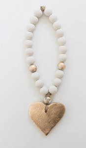 Small 12" Heart Blessing Beads