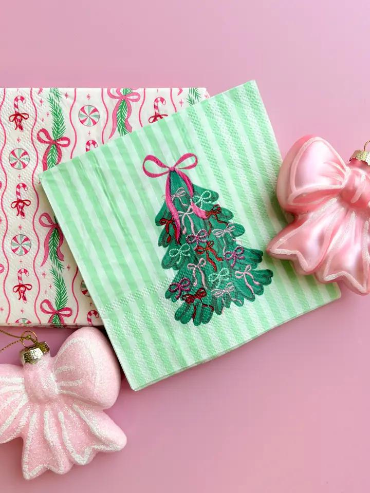 RPS-Tied Up in Bows Cocktail Napkins