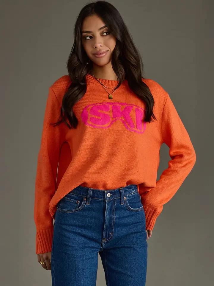PAC-Orange Ski Sweater