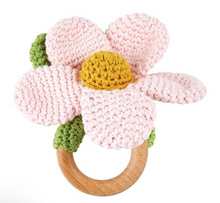 Load image into Gallery viewer, Daisy Crochet Rattle