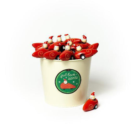 JRC-Pull Back Santa in Sleigh