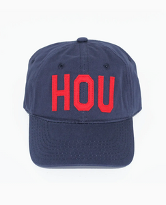 Navy w/Red HOU Hat