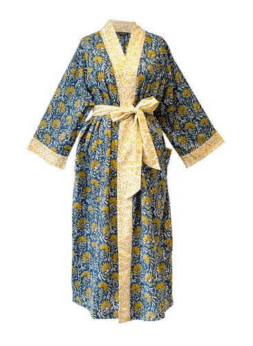 Blue Flower Kimono