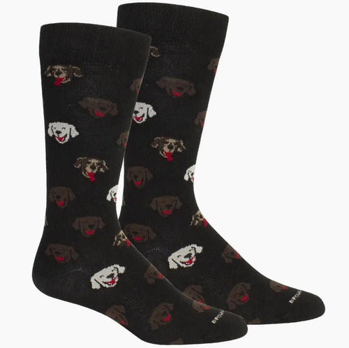 Happy Dog Socks/Black