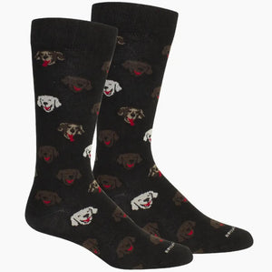 Happy Dog Socks/Black