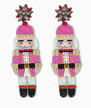 Load image into Gallery viewer, Beaded Holiday Earrings