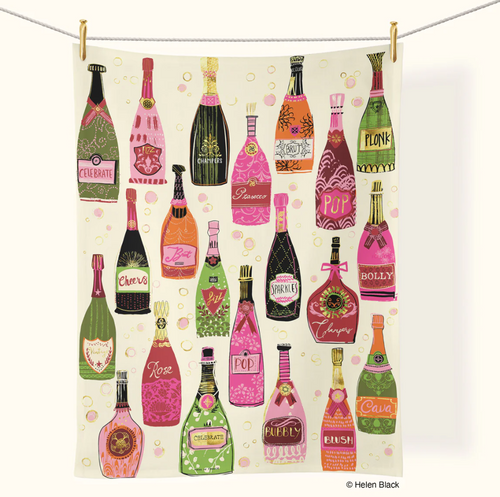 Bubble Pop Fizz Tea Towel