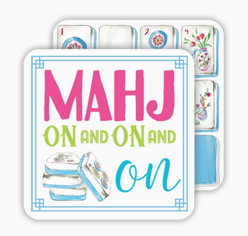 Mahj On Square Coaster