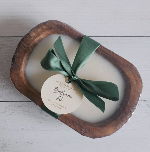 Balsam Fir Dough Bowl Candle