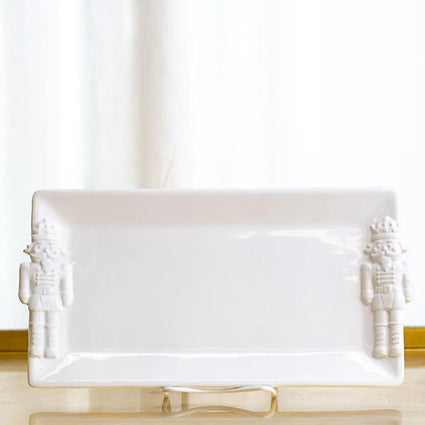 TRS-Nutcracker Embossed Platter