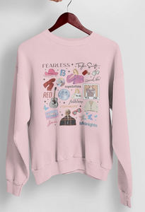 Eras Pink Crewneck Sweatshirt