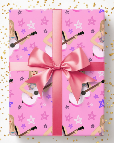 Taylor Shimmer Wrapping Paper