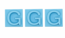 Load image into Gallery viewer, rOks Ice Letters/3 pk