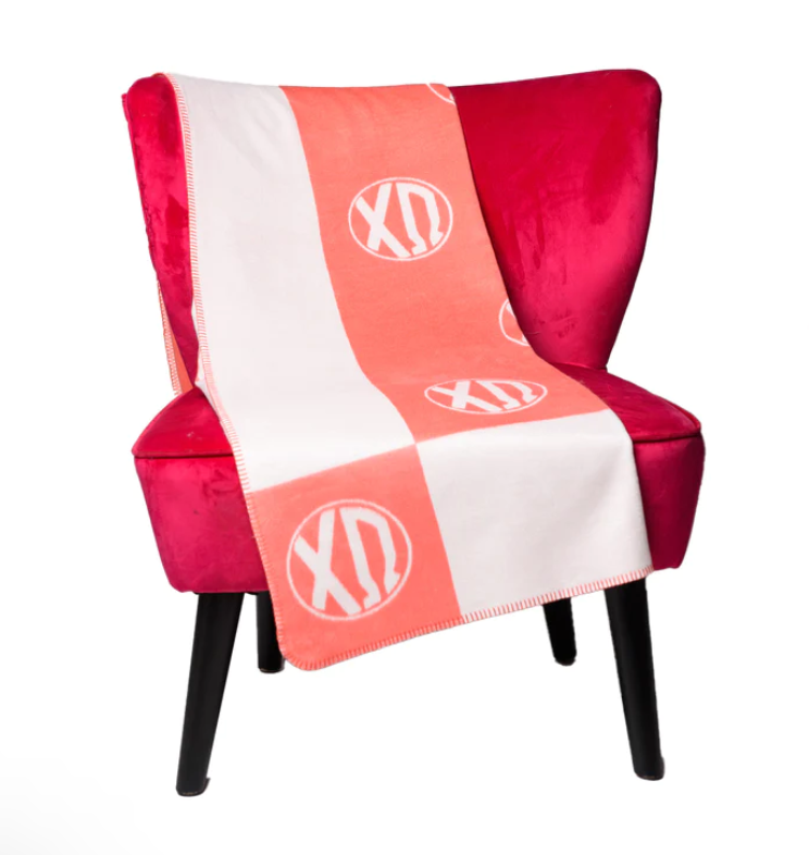 Sorority Woven Monogram Blanket
