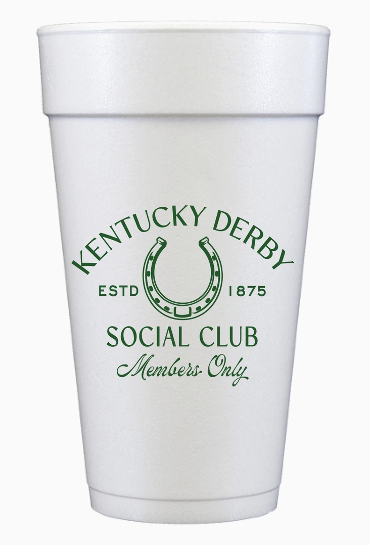 Kentucky Derby Social Club Cups