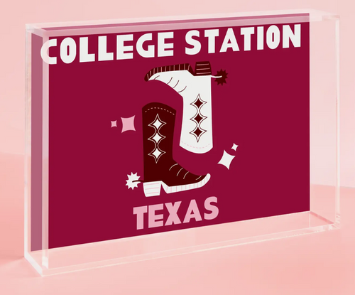 College Station Kickoff Tray/Small
