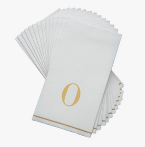 Gold White Guest Towel