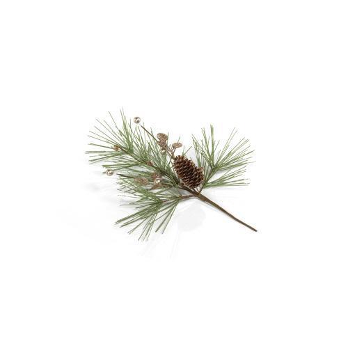 Needle Pine Tree w/Glitter Branch
