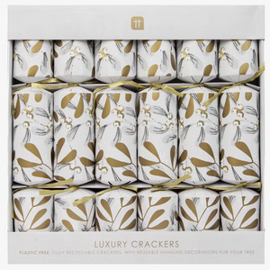 Mistletoe Christmas Crackers-6 Pack