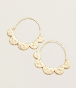 Pretty Petal Hoop Earrings