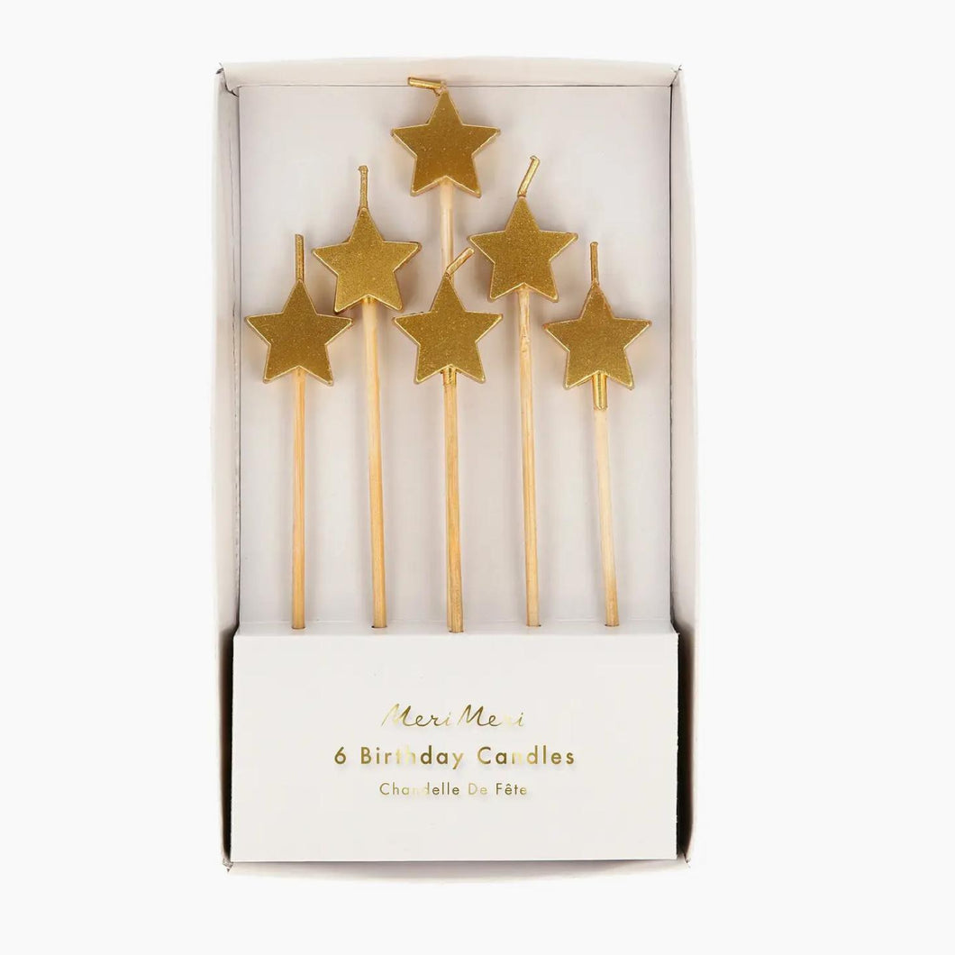 Gold Star Candles
