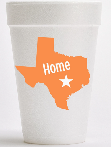 Texas Home Orange Cup