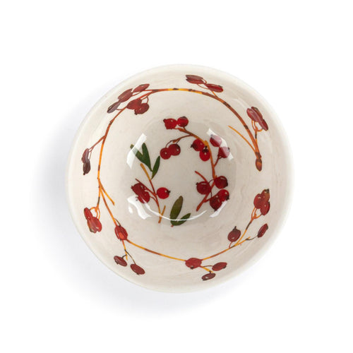 Cranberry Melamine Dip Bowl