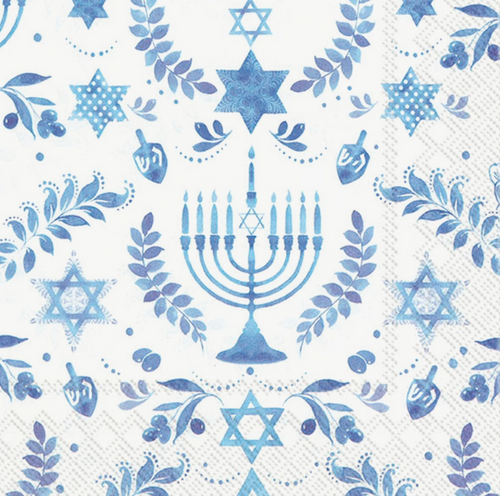 Hanukkah Cocktail Napkins