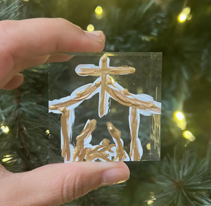 Mini Nativity Painting