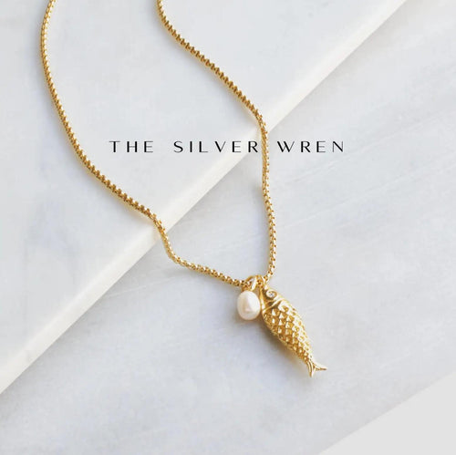 Gold Fish Necklace