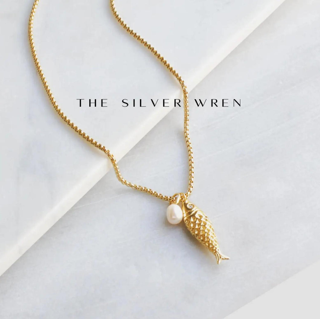 Gold Fish Necklace