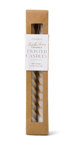 Cypress Fir Twisted Taper/Ivory