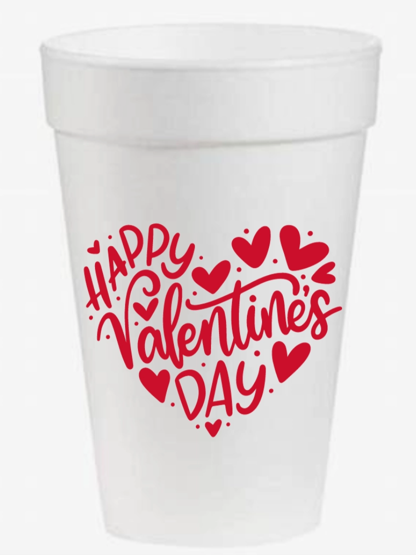 Happy Valentine's Day Cups/16oz