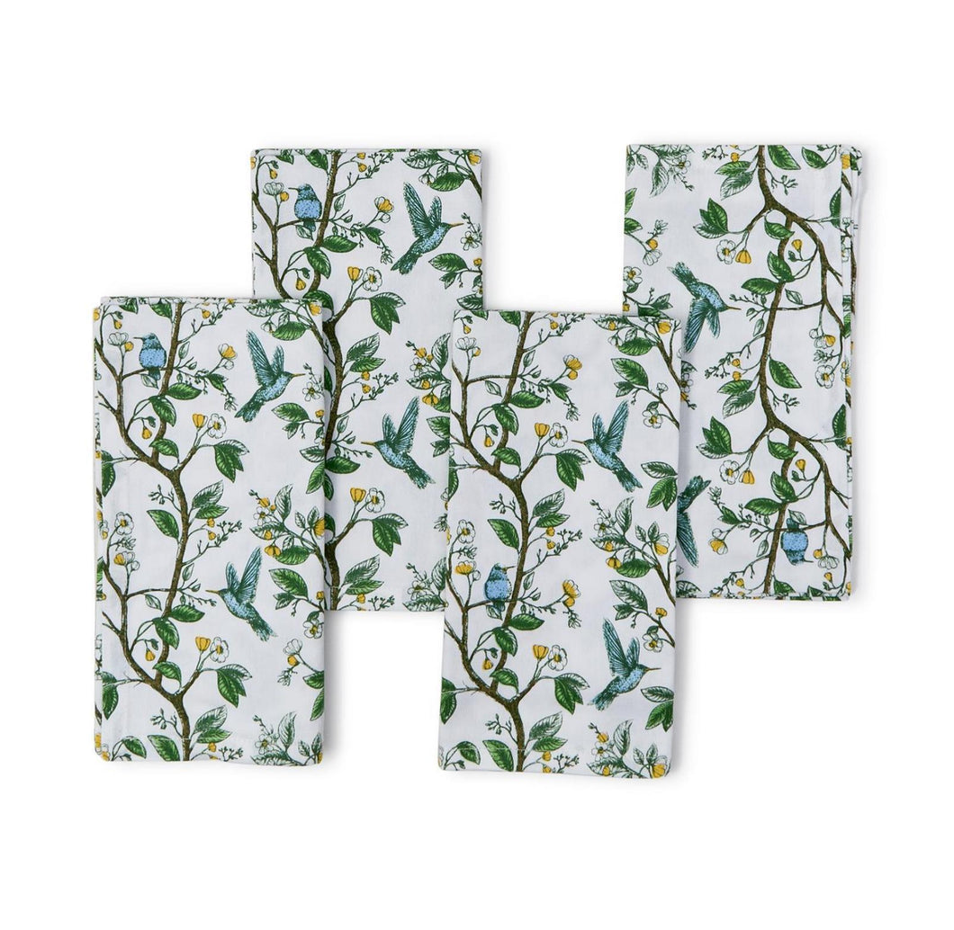 Hummingbird Cloth Napkins S/4