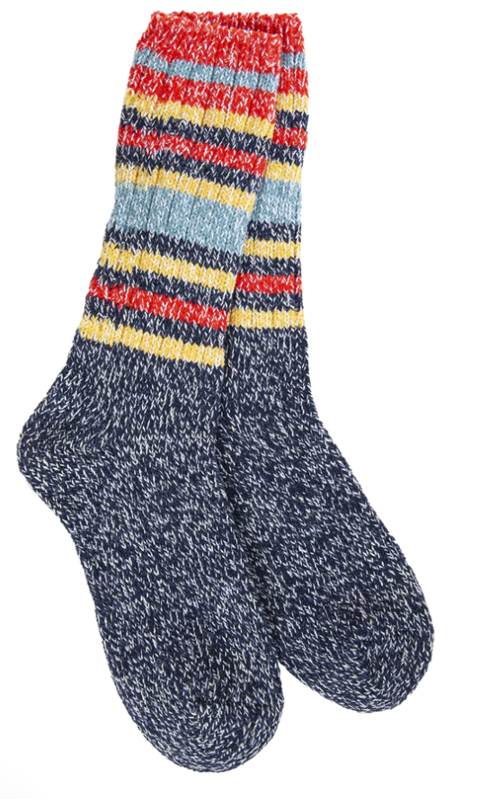 Indigo Stripe Socks