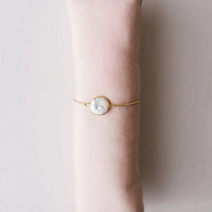 Pearl Bolo Bracelet