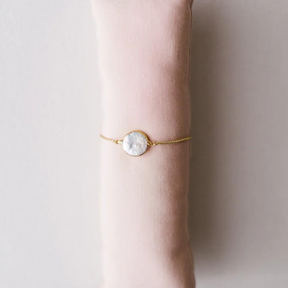 Pearl Bolo Bracelet