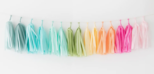Rainbow Tassel Garland Kit