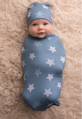 Cutie Cocoon-Blue Stars