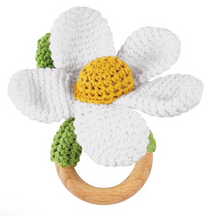 Load image into Gallery viewer, Daisy Crochet Rattle