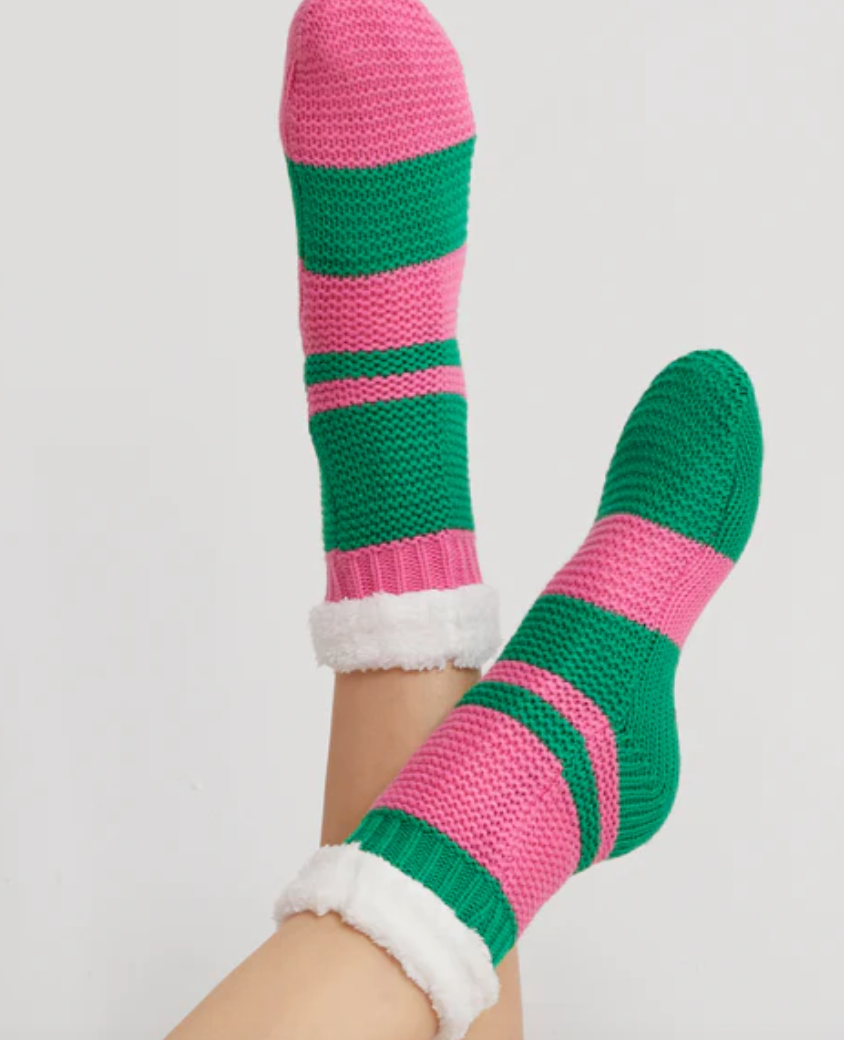 Green Eve Slipper Socks