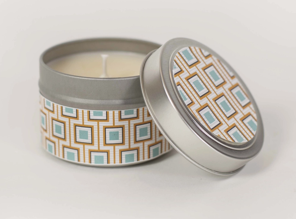 Squares Unaligned Travel Candle