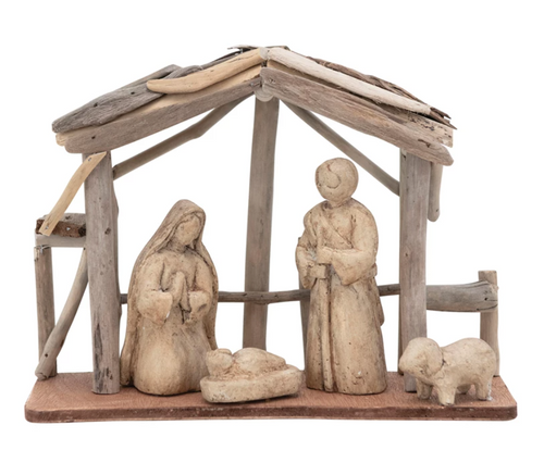 Driftwood Nativity