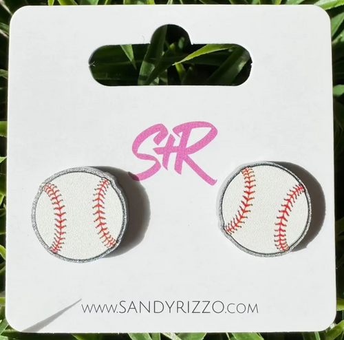 Acrylic Baseball Stud