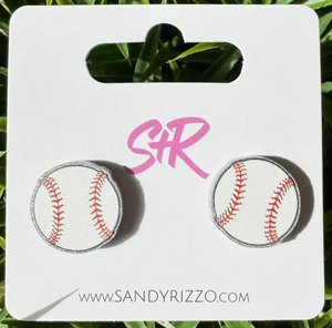 Acrylic Baseball Stud