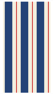 Navy & Red Guest Napkin