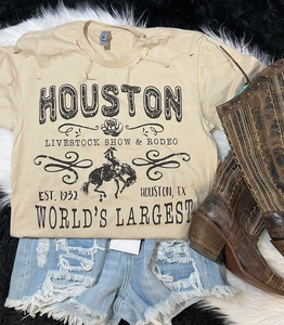 Houston Rodeo Distressed T-Shirt