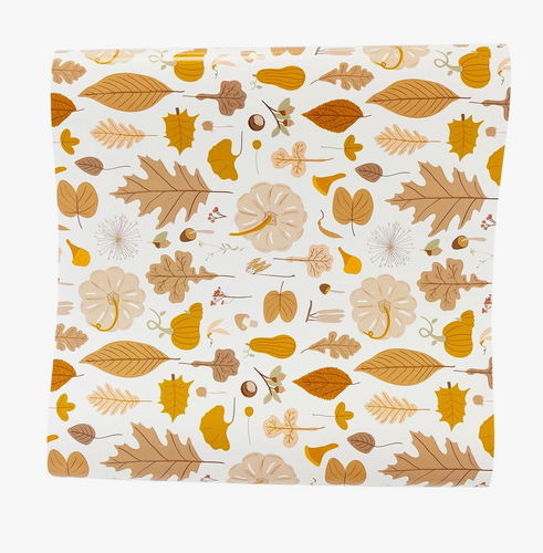 Fall Leaf Paper Table Runner