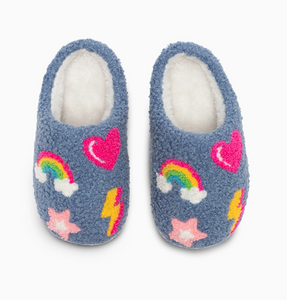 Denim Patch Slipper/Big Kid